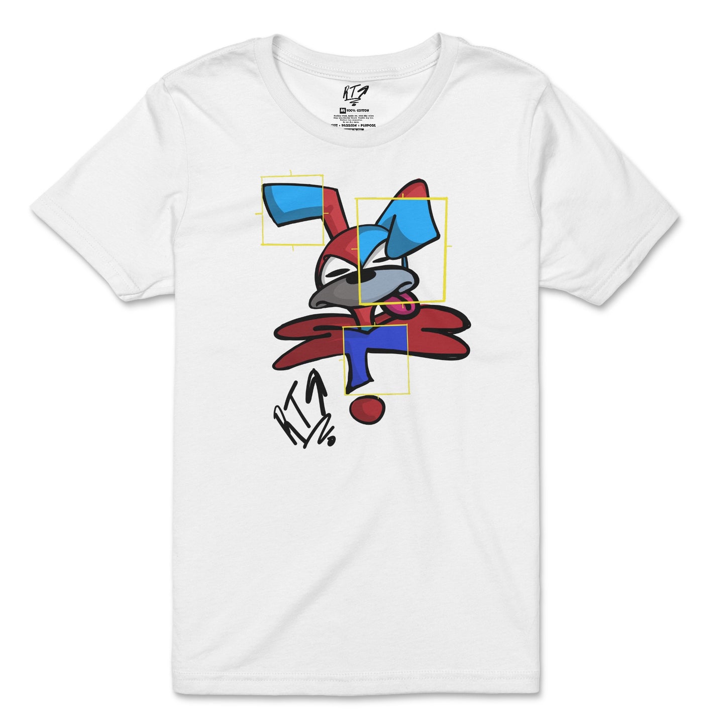 RTR - Blue + Red Signature Logo Tee